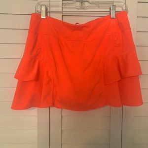 Athleta M athletic skirt -Neon orange